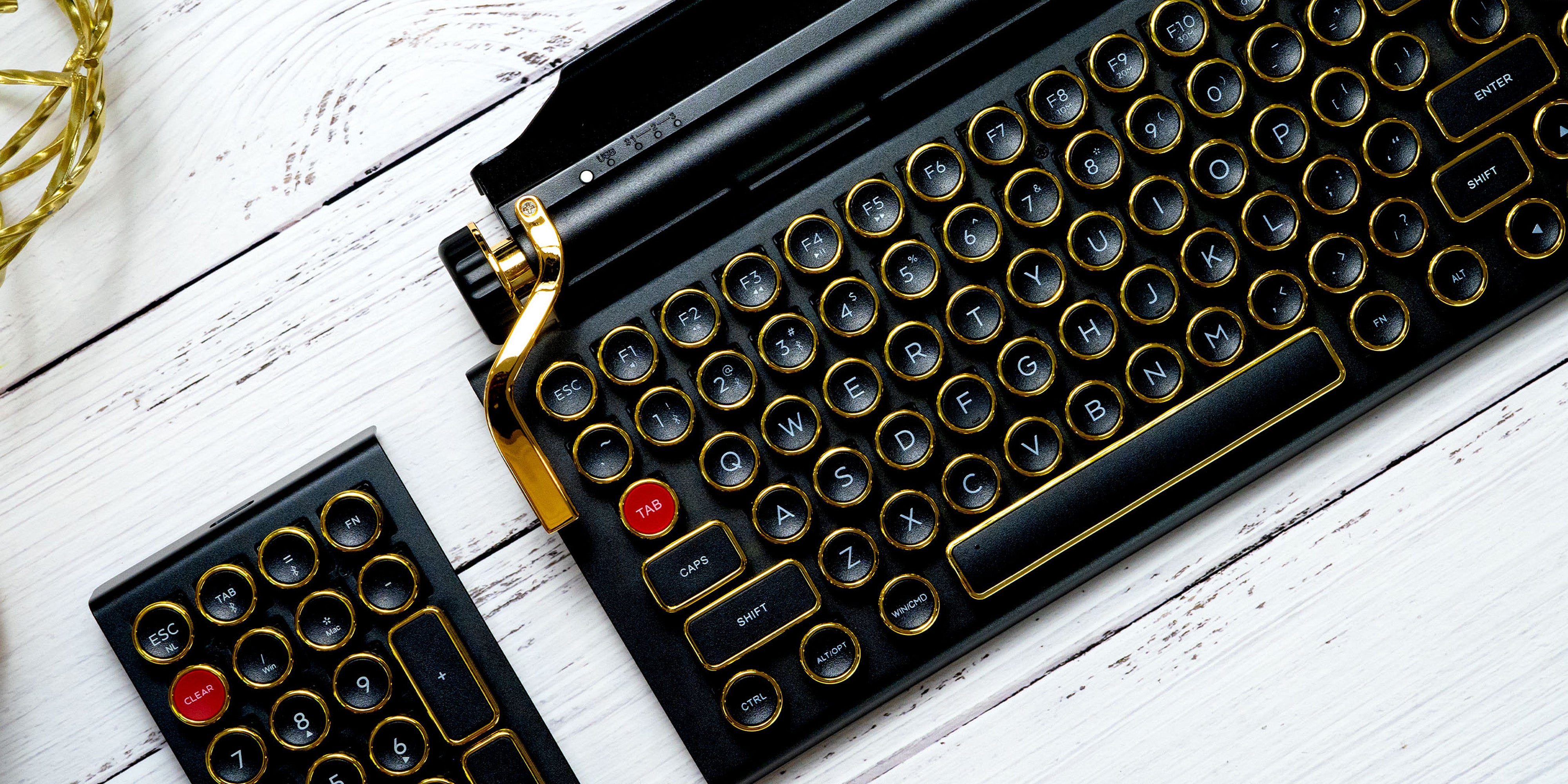 QWERKYWRITER® Typewriter Inspired Mechanical Keyboard®
