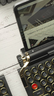 BLACK GOLD QWERKYWRITER® US Layout Limited Store Exclusive